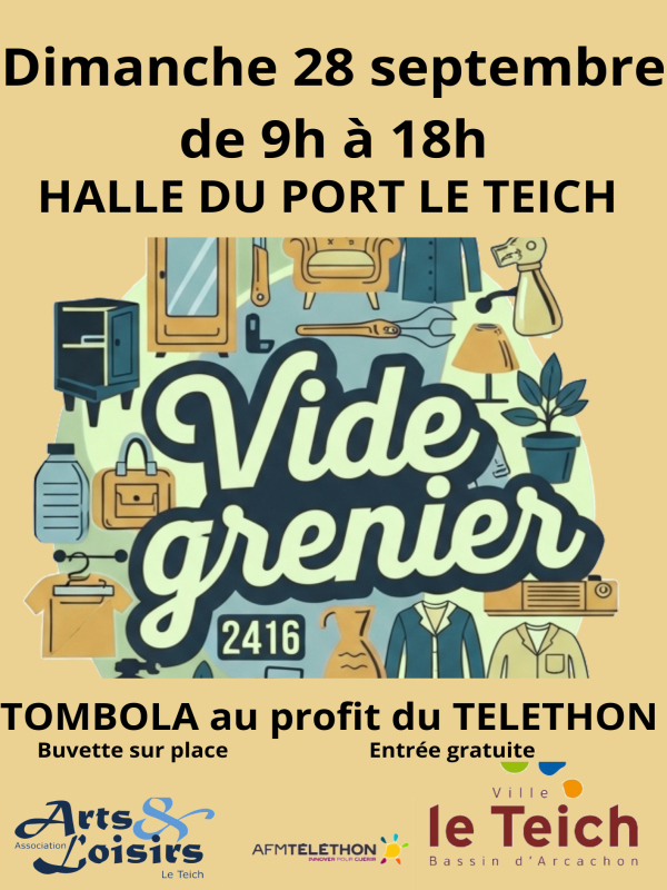 Vide Atelier au profit du Téléthon.