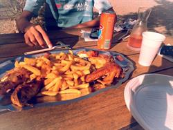 repas à la rôtisserie du val de leyre